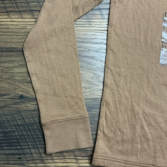 Alpine Design Women's Peak Duofold Henley Long Sleeve Caramel Brown Large‎ NWT - Picture 4 of 6